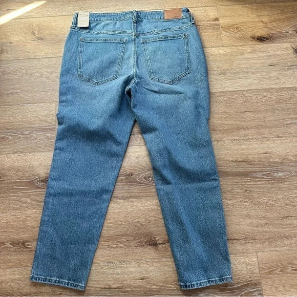 Madewell Mid-Rise Perfect Vintage Jean in Ainsdale Wash w/ Distressing 16W NWT - Picture 14 of 14